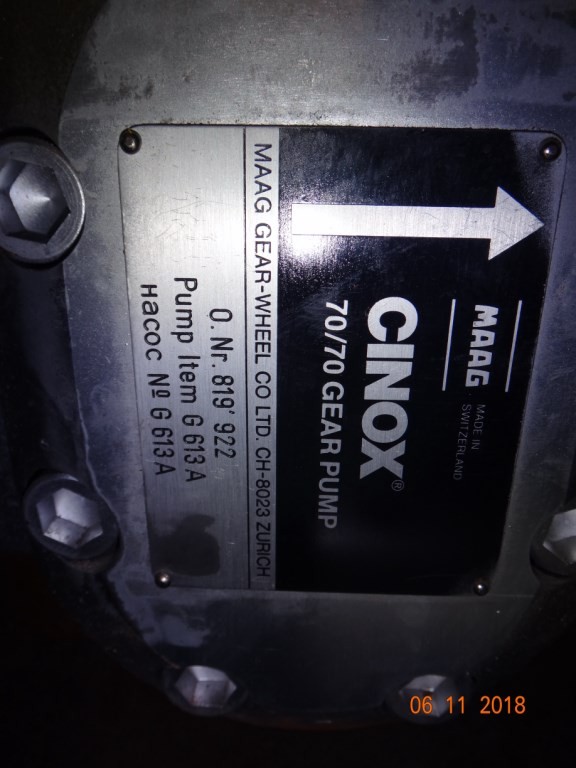 Шестеренчатый насос MAAG Pump серии Cinox 70/70