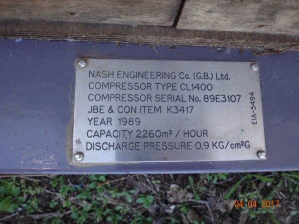 Водокольцевой насос-компрессор Nash тип CL 1400