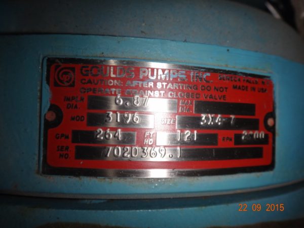 Насос технологический Goulds Pumps Inc.