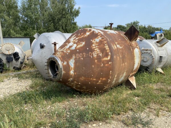 Химический реактор с планетарно - шнековой мешалкой объём 8 м.куб.