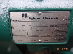 Centrobezhnyj Nasos Fybroc Serii 1500 6