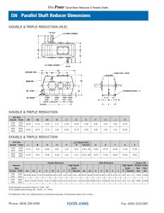 Reduktor S Parallelnymi Valami Foote Jones 5