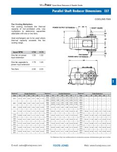 Reduktor S Parallelnymi Valami Foote Jones 6