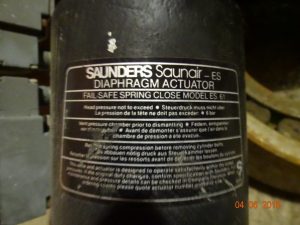 Saunders Saunair Es Diaphragm Actuator Model Es 61 Es 68 Es 69 11