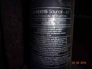 Saunders Saunair Es Diaphragm Actuator Model Es 61 Es 68 Es 69 9