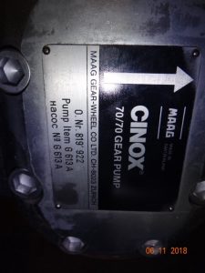 Shesterenchatyj Nasos Maag Pump Serii Cinox 70 70 7