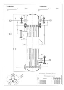 Теплообменник тип 600 ТНВ-1,0-М8
